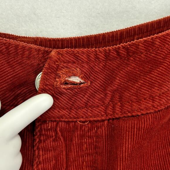 HIC Hawaiian Island Creations Vtg Corduroy Shorts Size 26" Stripe 90s Cotton HTF - Picture 10 of 16